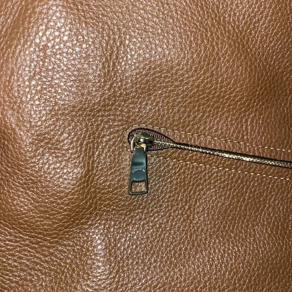 Coach Abby Duffle Brown  Pebbled Leather F31507 Crossbody Shoulder Purse Bag - Picture 12 of 16